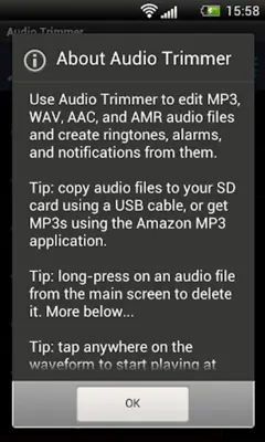 Audio Trimmer android App screenshot 0