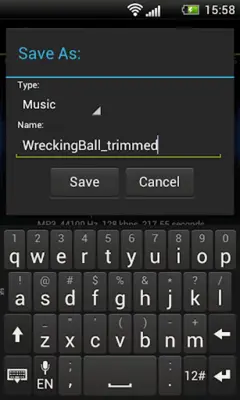 Audio Trimmer android App screenshot 1