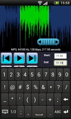 Audio Trimmer android App screenshot 3